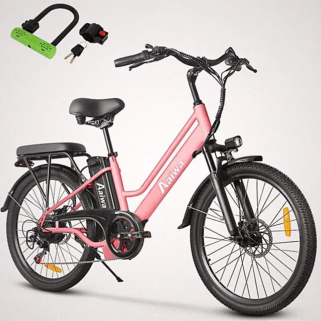 24"Electric Bike for Adult 750W 22MPH 48V 20AH 40Miles City Commuting E-bike