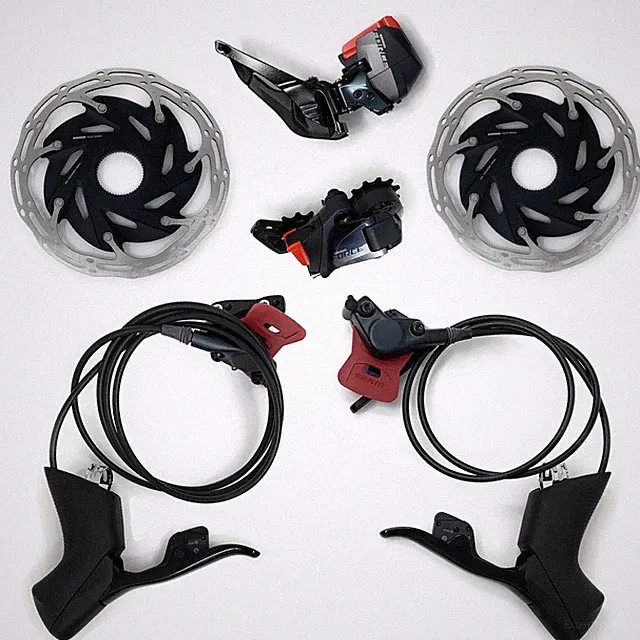ALL NEW SRAM Force AXS 2X Electronic HRD Road Groupset 12-Speed Flat Mount