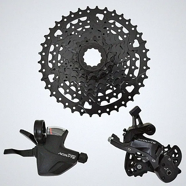 microSHIFT ACOLYTE Super Short 1x8 Spd Groupset MTB Drivetrain for 20" Wheel
