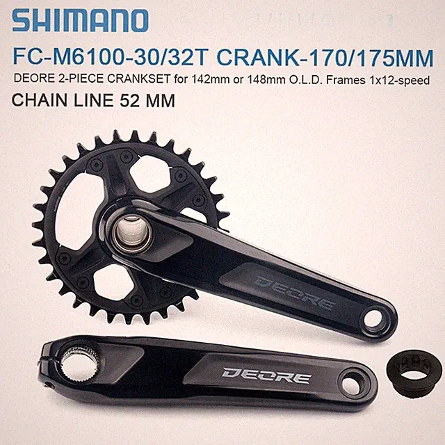 MTB Bicycle Crankset 170/175MM Crank Arm 30T/32T Single Chainring Original Parts