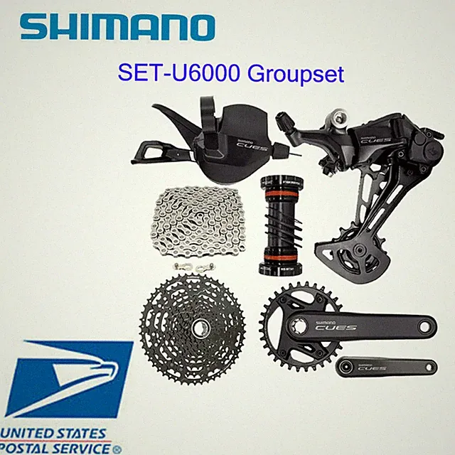 New SHIMANO CUES U6000 10 Speed Groupset 32T 170mm 43T 48T