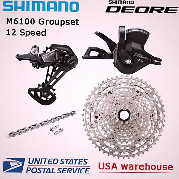 New Shimano Deore M6100 12 Speed Micro Spline Drivetrain Groupset 51T MTB