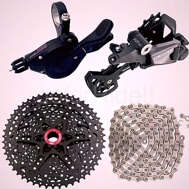Shimano DEORE M6100 12 Speed Upgrade Kit SunRace 11-51T Cassette MTB Groupset
