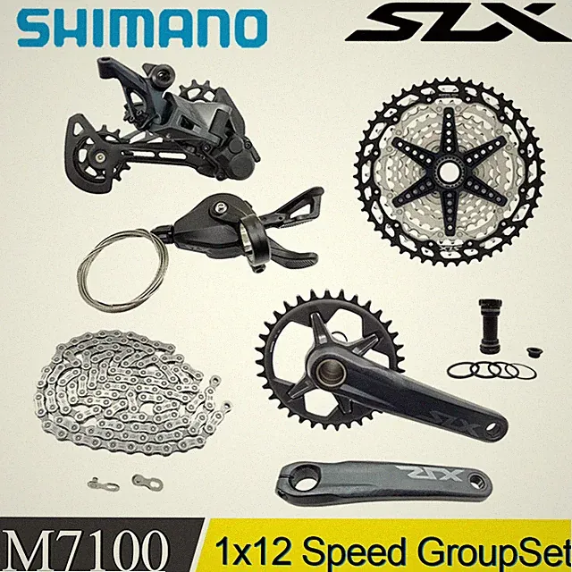 Shimano SLX M7100 1x12-speed Drivetrain Groupset SUNSHINE Cassette Derailleur