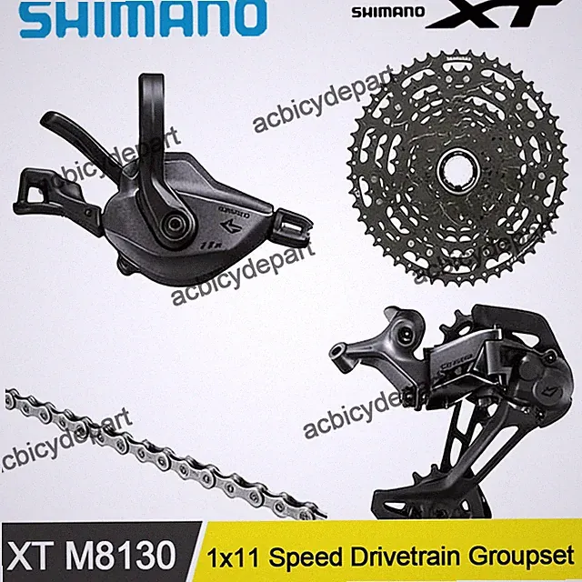 Shimano XT M8130 1x11 Speed LINKGLIDE Drivetrain Groupset Shift LG700 Cassette